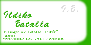 ildiko batalla business card